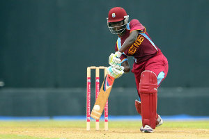 Stafanie Taylor drives through the off side © WICB 
